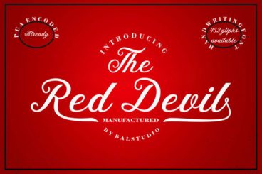 The Red Devil Font