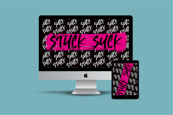 Stuck Suck Font