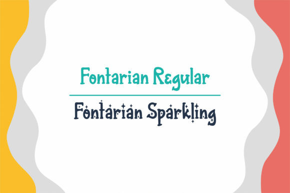 Fontarian Sparkling Font