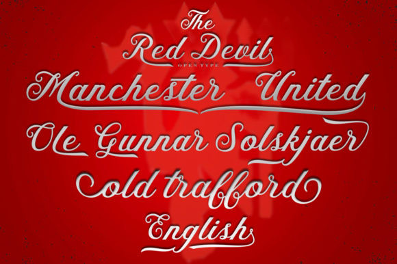 The Red Devil Font