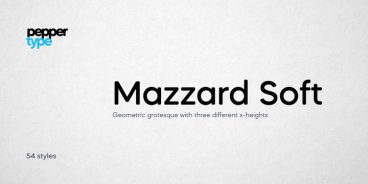 Mazzard Soft Font