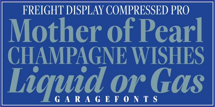 Freight Font