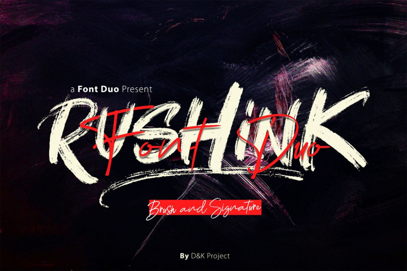 Rushink Font Rushink Font