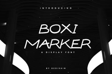 Boxi Marker Font
