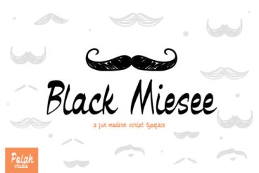 Black Miesee Font