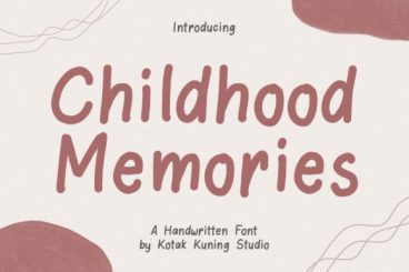 Childhood Memories Font