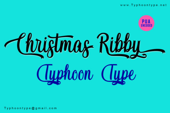 Christmas Ribby Font