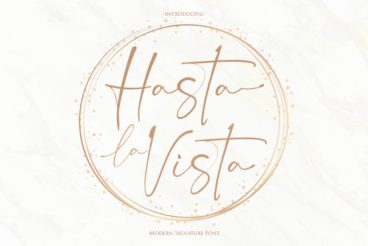 Hasta La Vista Font