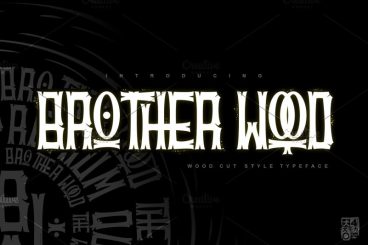 BROTHERwood Font