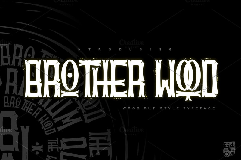 BROTHERwood Font