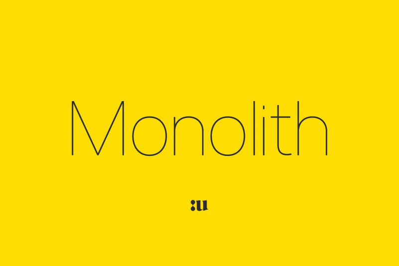 Monolith Font