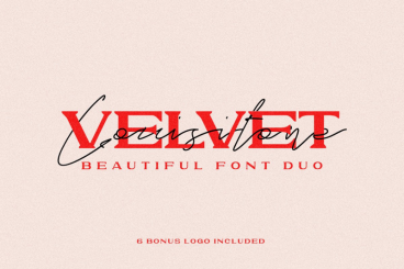 VELVET LOUSITONE Font