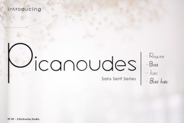 Picanoudes Font