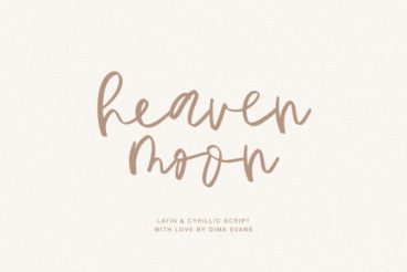 Heavenmoon Font