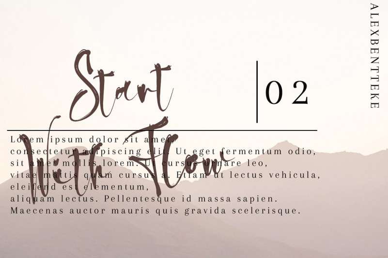 Alex Bentteke Font