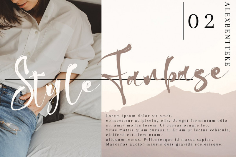 Alex Bentteke Font