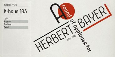 K-haus 105 Font
