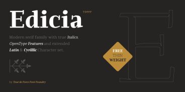 Edici Font