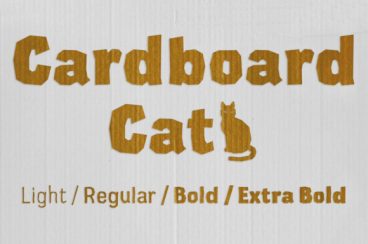 Cardboard Font