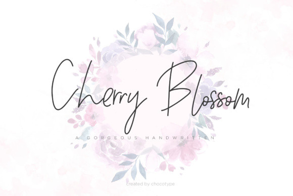 Cherry Blossom Font