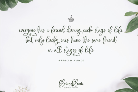 Flowerbloom Font