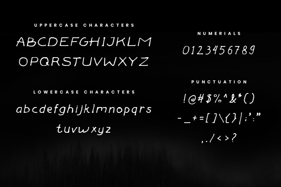 Forestia Handed Font