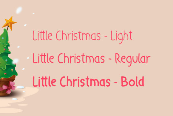 Little Christmas Font Little Christmas Font