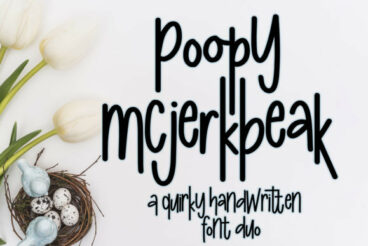Poopy McJerkbeak Font