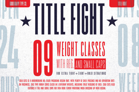 Title Fight Font