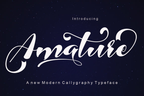 Amature Font
