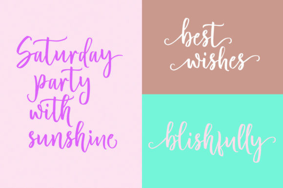 Bloshoming Font