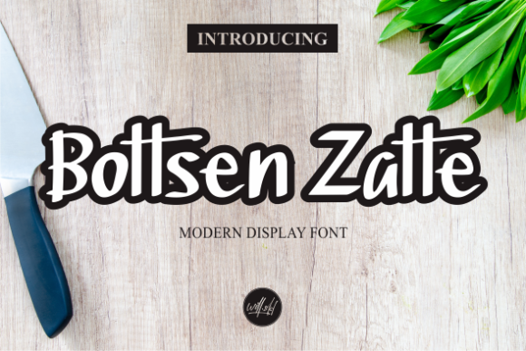 Bottsen Zatte Font