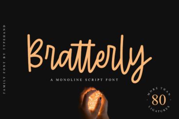 Bratterly Font