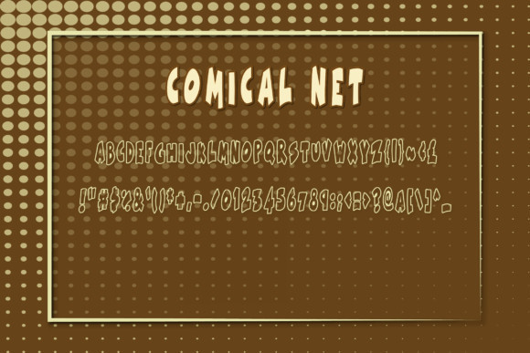 Comical Net Font