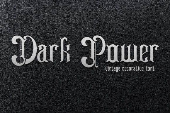 Dark Power Font