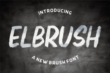 Elbrush Font