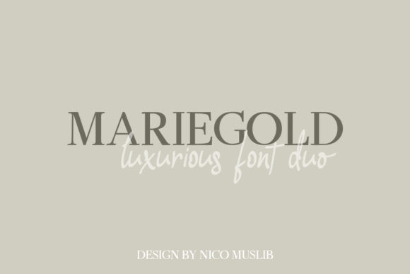 Mariegold Font