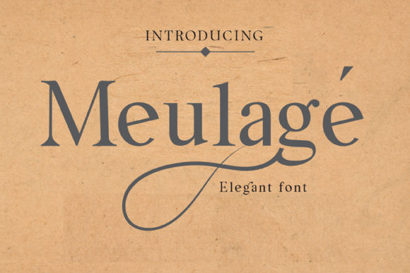 Meulage Font