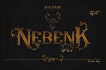 Nebenk XXV Font