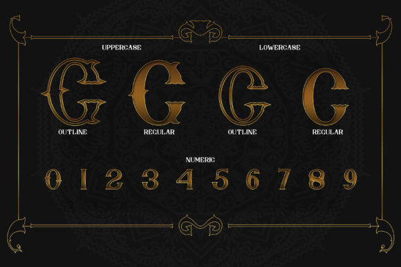 Nebenk XXV Font