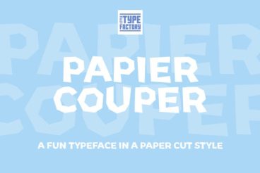 Papier Couper Font