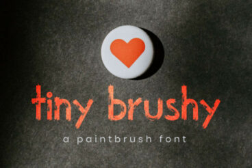 Tiny Brushy Font
