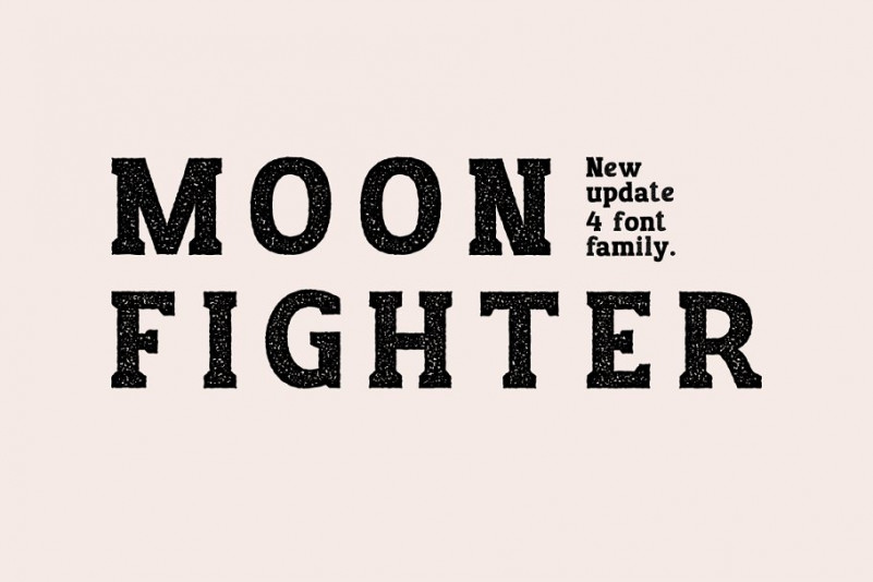 MOON FIGHTER Font