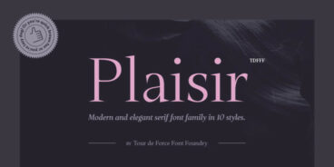 Plaisir Font