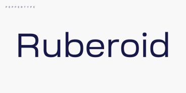 Ruberoid Font