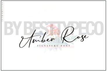 Amber Rose Font
