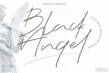 Black Angel Font