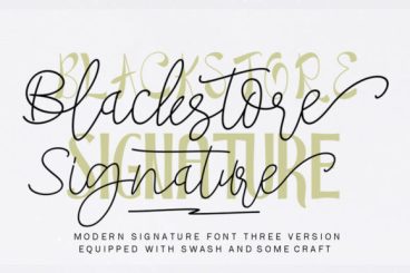 Blackstore Font