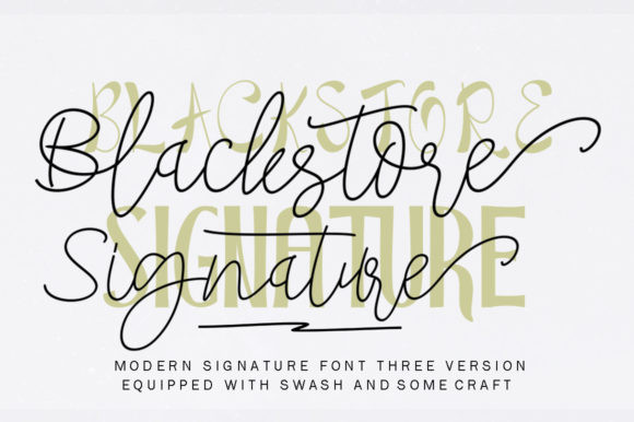 Blackstore Font
