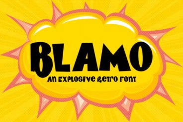 Blamo Font